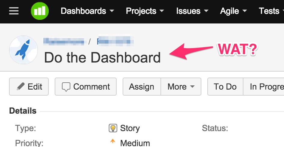 Do the dashboard JIRA screenshot zoomed